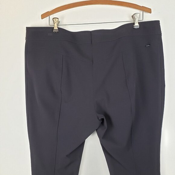 Bogner Slim Leg Pants Black Classic Stretch Center Seam Womens Size 16 - Picture 5 of 8